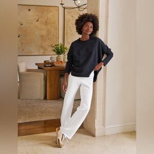 Frank & Eileen Anna long sleeve capelet sweatshirt, S